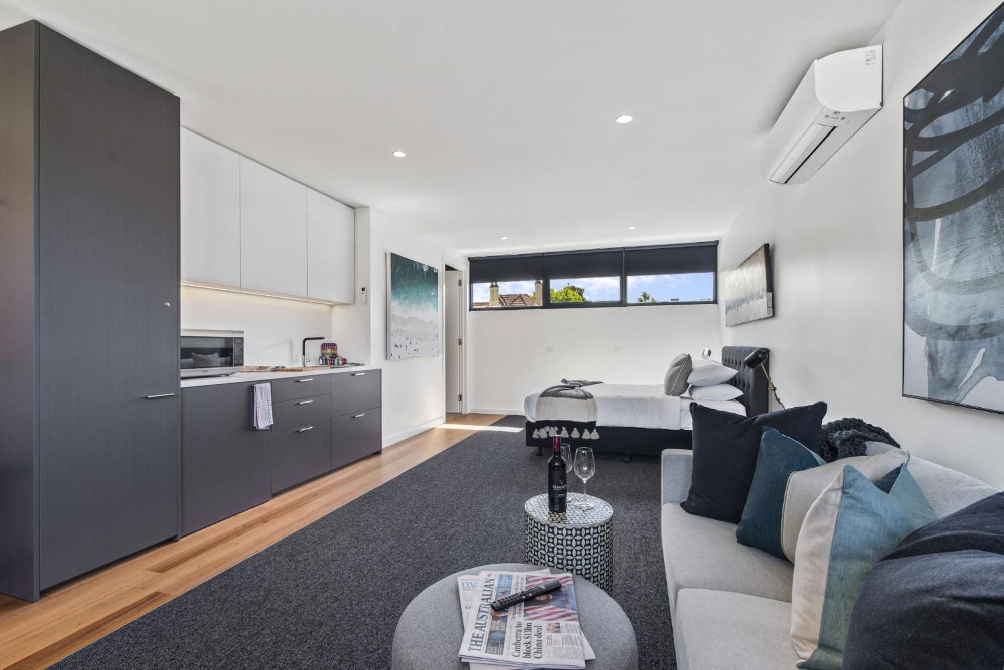 Stylish Studio With Great Amenities Near Beachside Melbourne Eksteriør billede